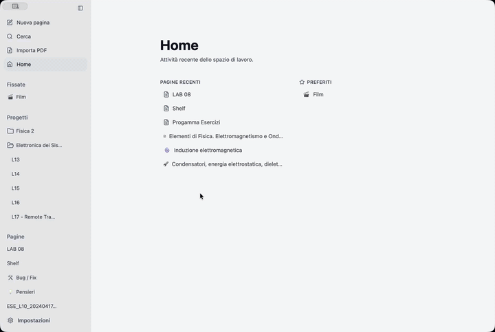 Shelf demo